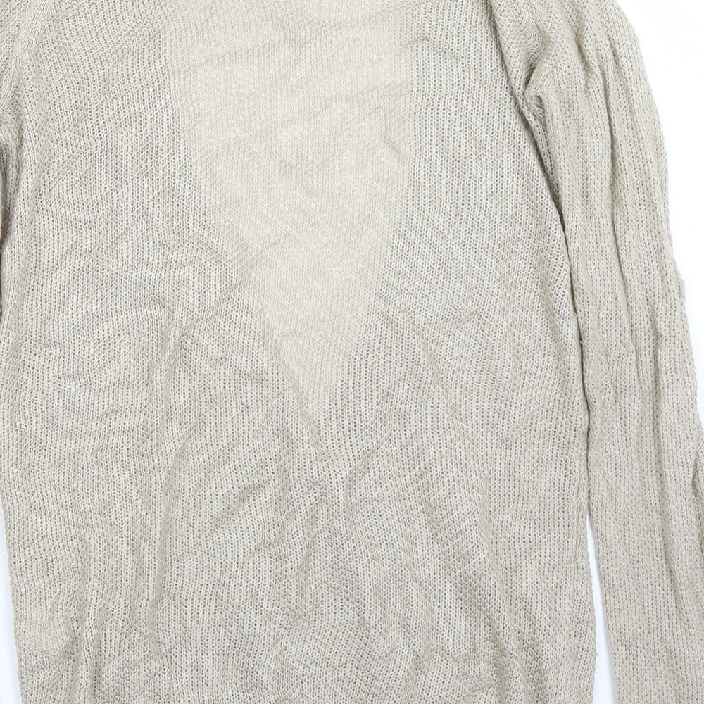 Bikbok Womens Beige   Cardigan Jumper Size S