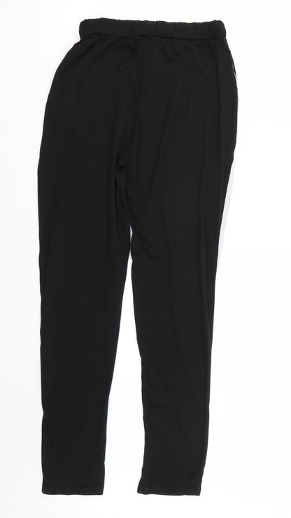 Preworn Womens Black   Sweatpants Trousers Size L L30 in