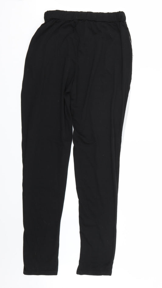 Preworn Womens Black   Sweatpants Trousers Size L L30 in