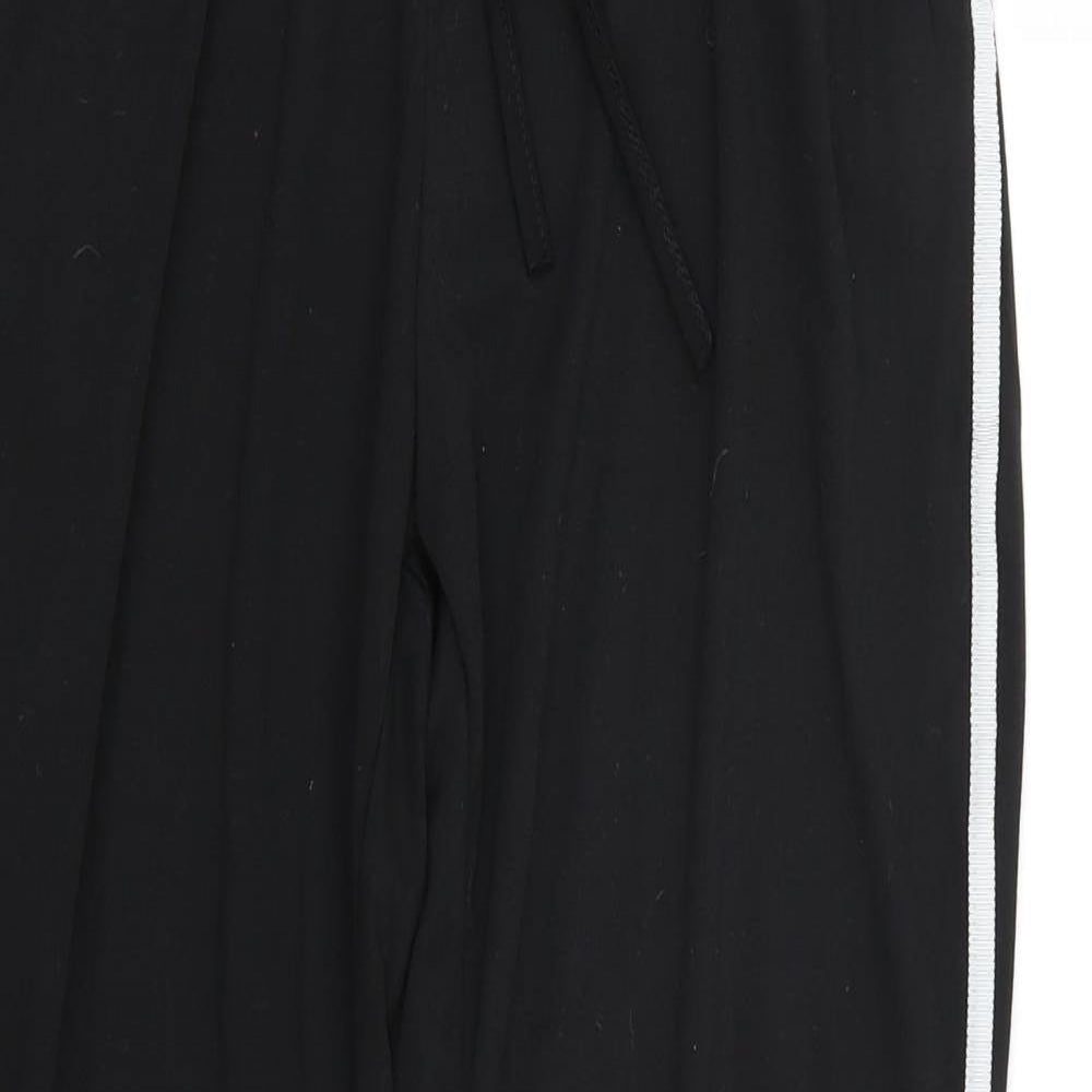 Preworn Womens Black   Sweatpants Trousers Size L L30 in