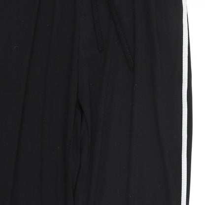 Preworn Womens Black   Sweatpants Trousers Size L L30 in