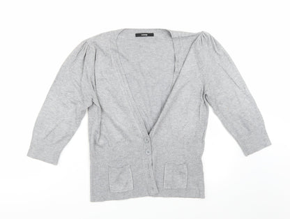 George Womens Grey   Cardigan Jumper Size M