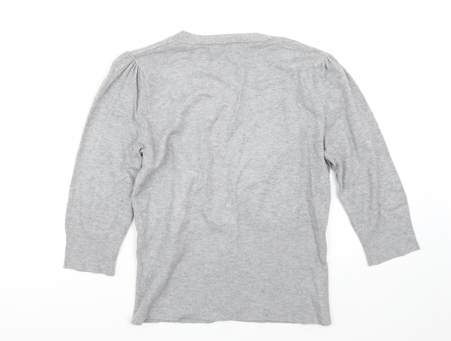 George Womens Grey   Cardigan Jumper Size M