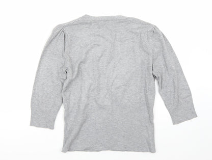 George Womens Grey   Cardigan Jumper Size M