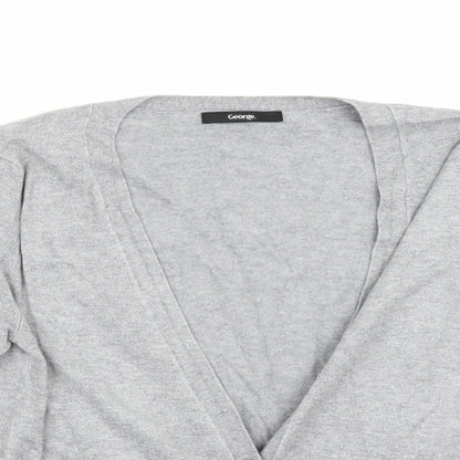George Womens Grey   Cardigan Jumper Size M