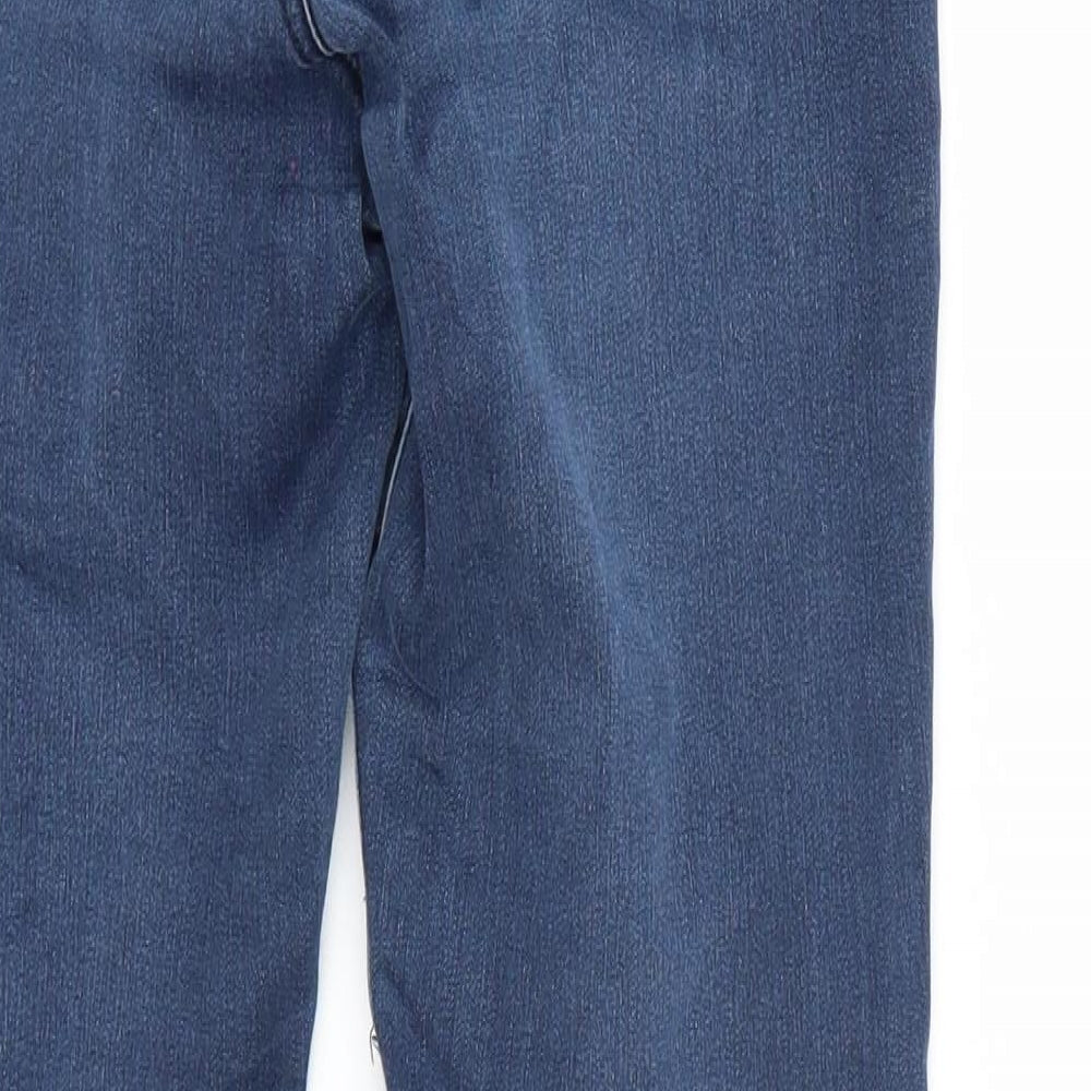 Womens UK Size 10 Preworn Regular Fit Skinny Blue Jeans