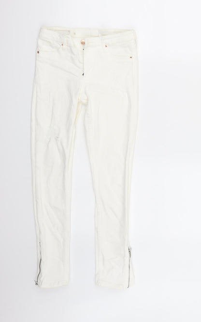 &denim Girls White   Skinny Jeans Size 10-11 Years