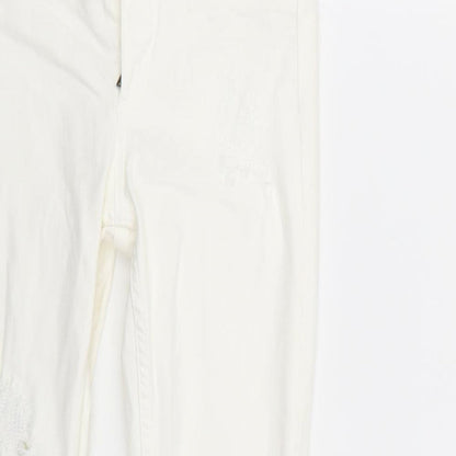 &denim Girls White   Skinny Jeans Size 10-11 Years