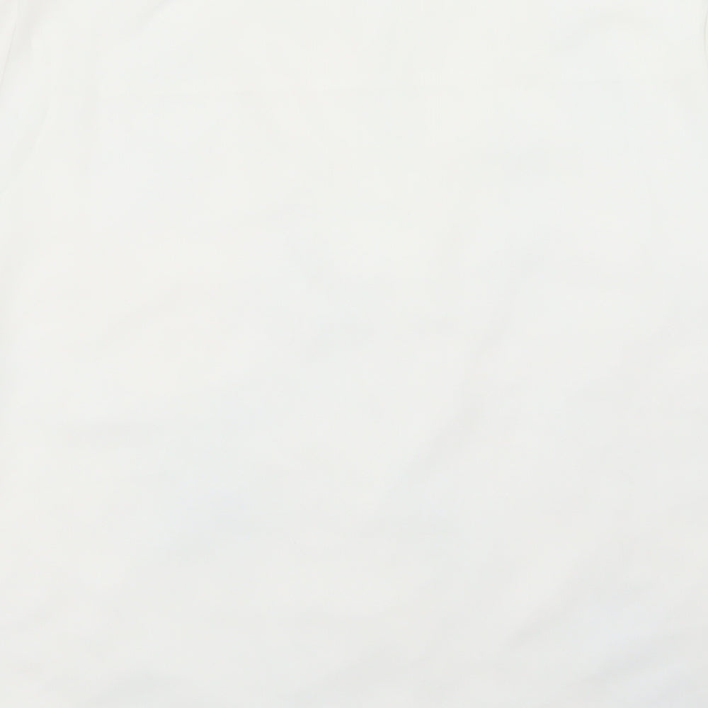 Womens UK Size 18 Marks and Spencer White Basic Button-Up