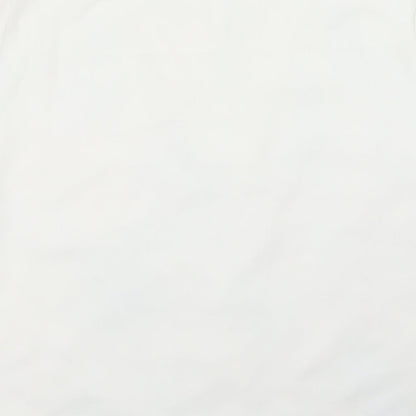 Womens UK Size 18 Marks and Spencer White Basic Button-Up