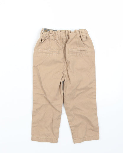 Denim & Co. Girls Brown   Capri Jeans Size 9-12 Months