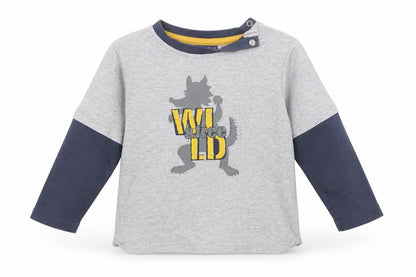 Lupilu Baby Grey   Basic T-Shirt Size 24 Months