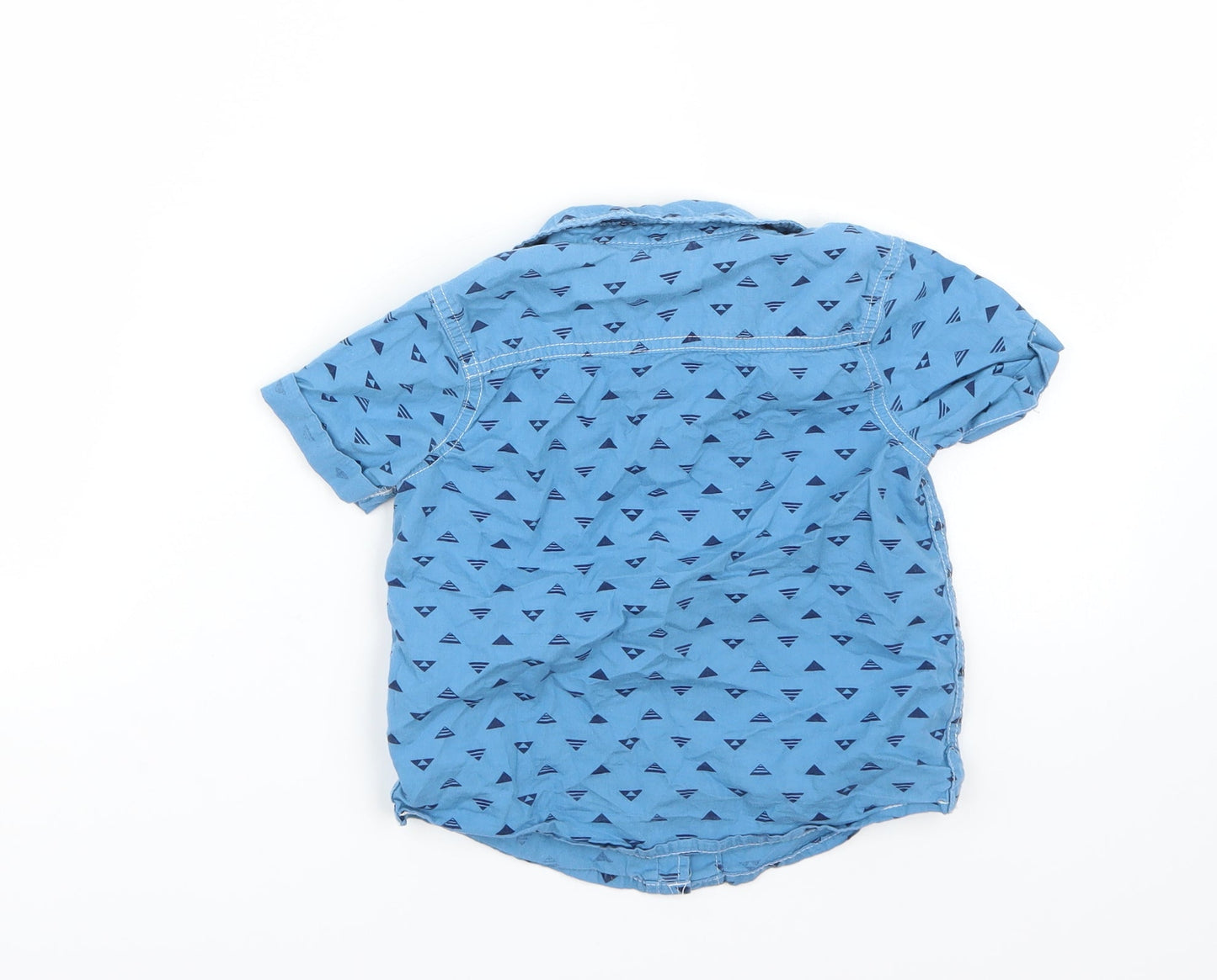 F&F Baby Blue   Basic Button-Up Size 12-18 Months