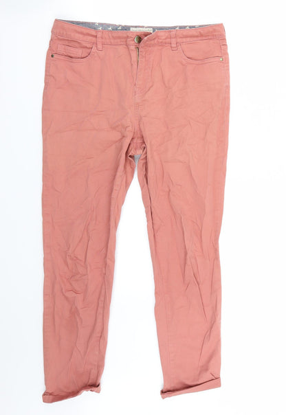 F&F Womens Pink   Cropped Jeans Size 12 L25 in