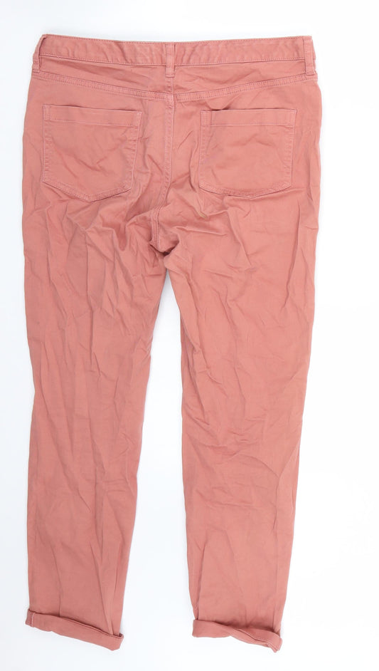 F&F Womens Pink   Cropped Jeans Size 12 L25 in