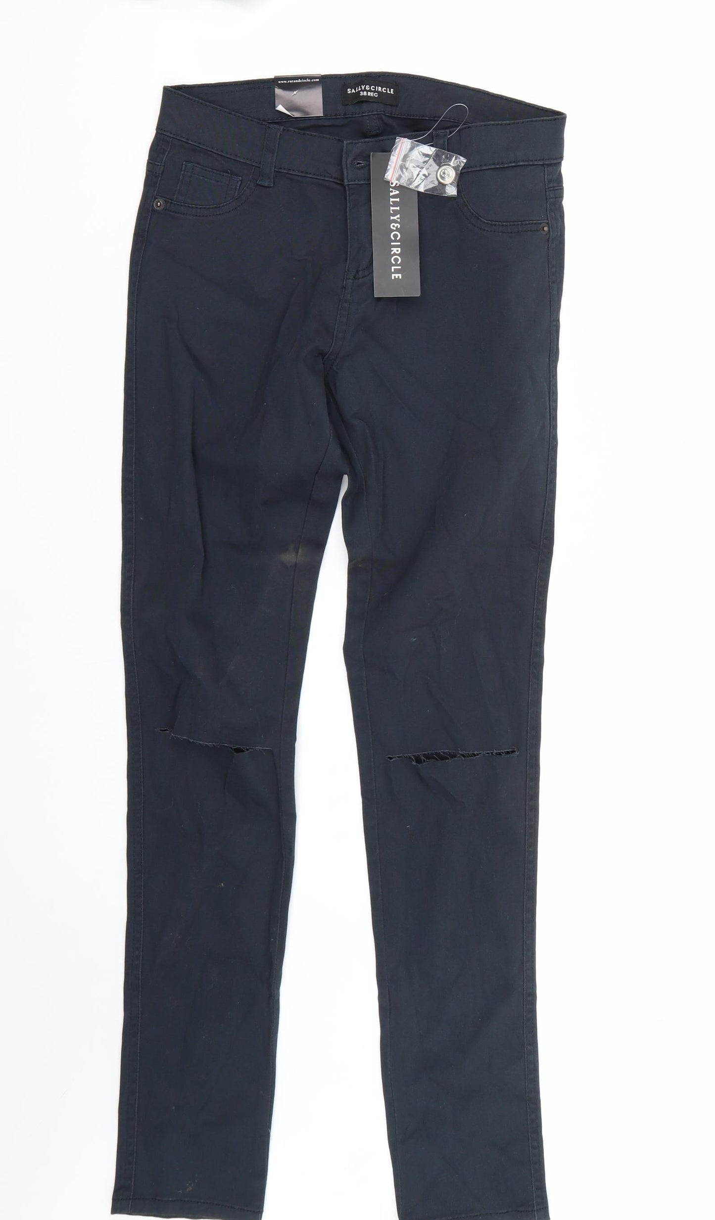 Sally & Circle Womens Blue   Straight Jeans Size 38 L30 in