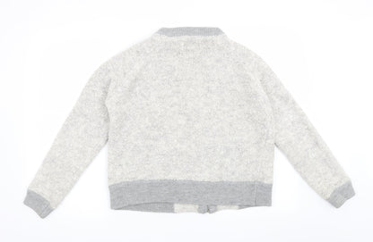 Papaya Womens Grey   Cardigan Jumper Size L