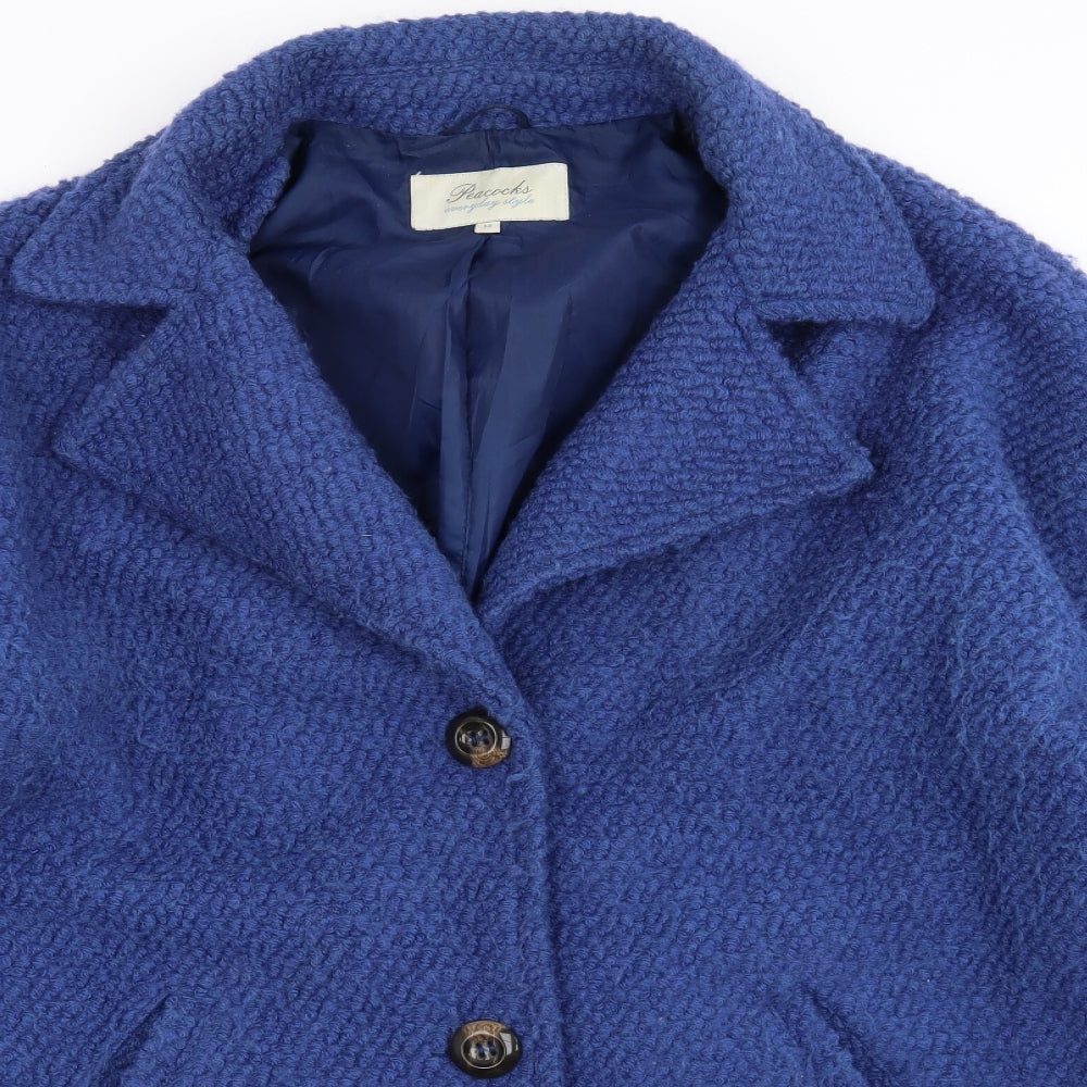 Peacocks Womens Blue   Jacket  Size 12
