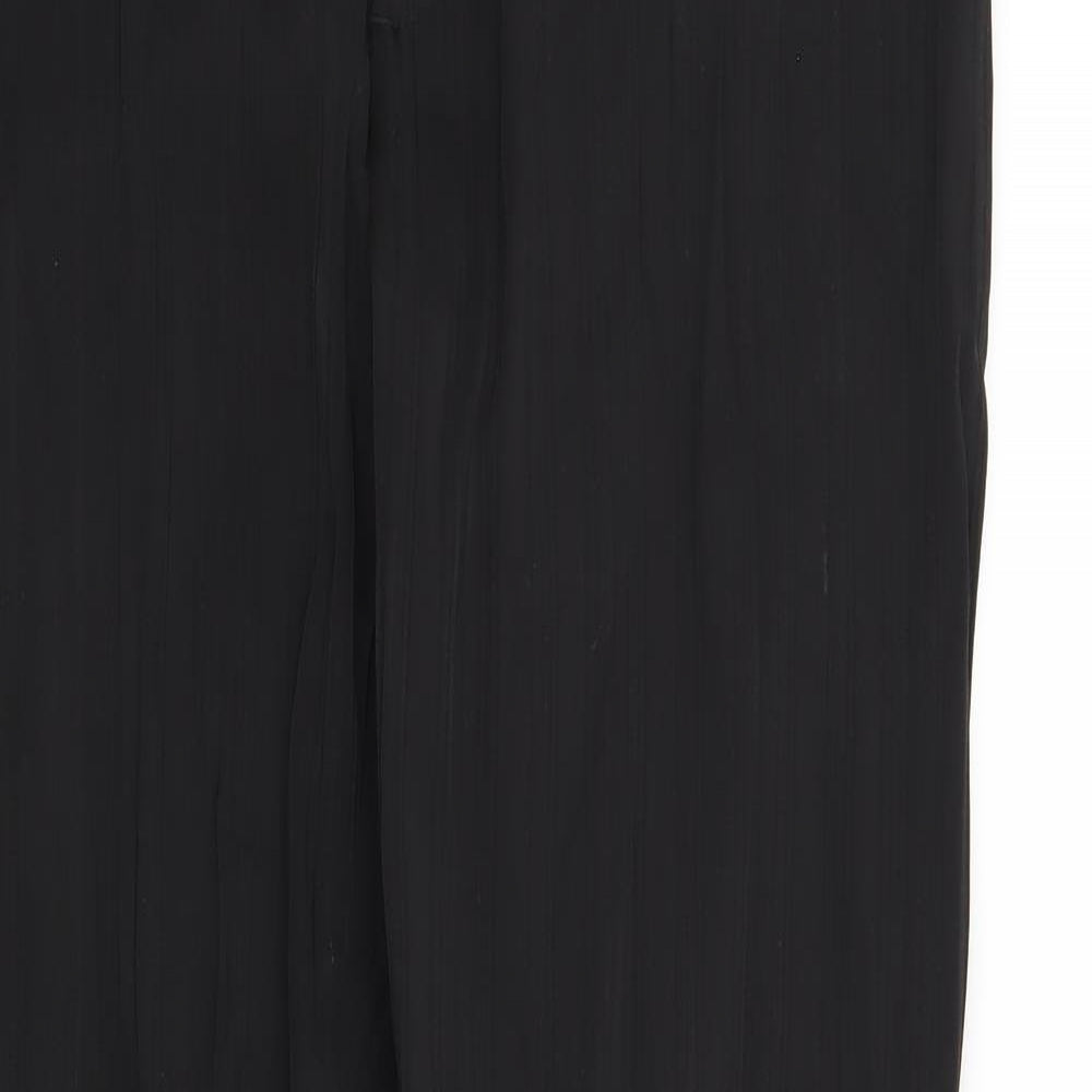 Womens UK Size 34 in Preworn Regular Fit  Black Trousers
