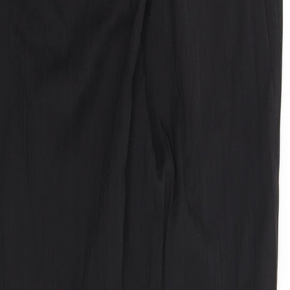 Womens UK Size 34 in Preworn Regular Fit  Black Trousers