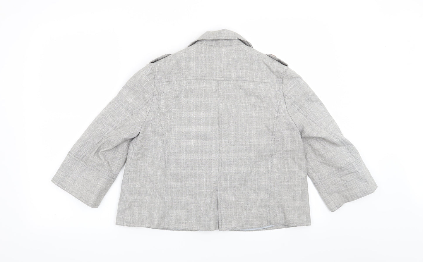 Womens UK Size 12 Preworn Grey Jacket