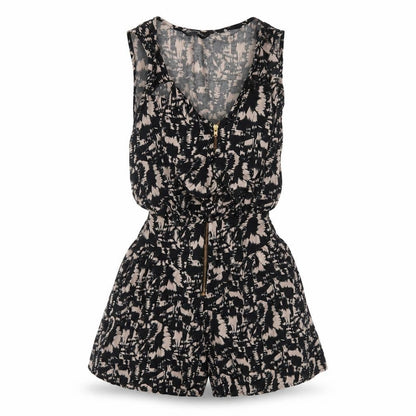 Womens UK Size 6 Miss Selfridge One-Piece Beige Playsuit