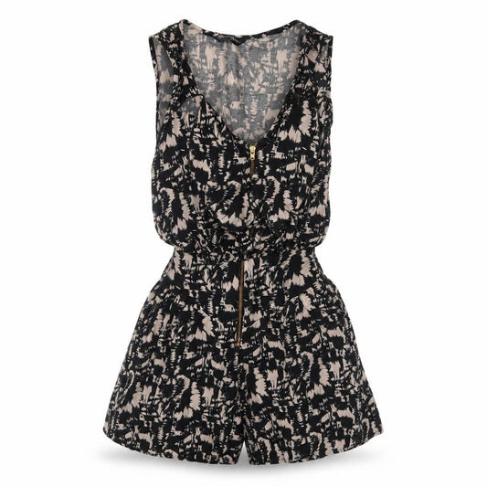 Womens UK Size 6 Miss Selfridge One-Piece Beige Playsuit