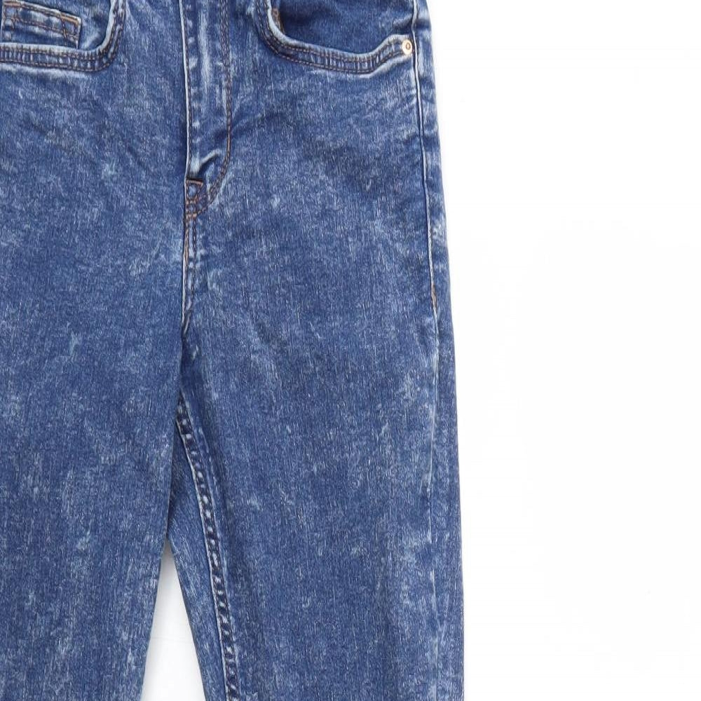 Womens UK Size 8 H&M Regular Fit Skinny Blue Jeans