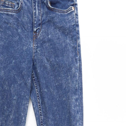 Womens UK Size 8 H&M Regular Fit Skinny Blue Jeans