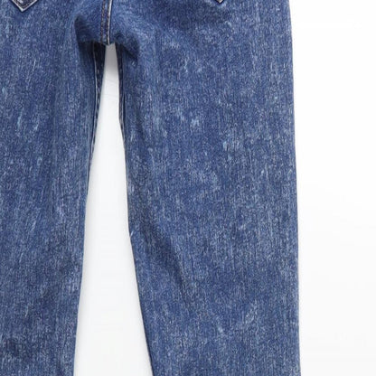 Womens UK Size 8 H&M Regular Fit Skinny Blue Jeans