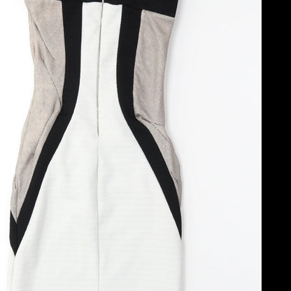 River Island Womens White   Bodycon  Size 10