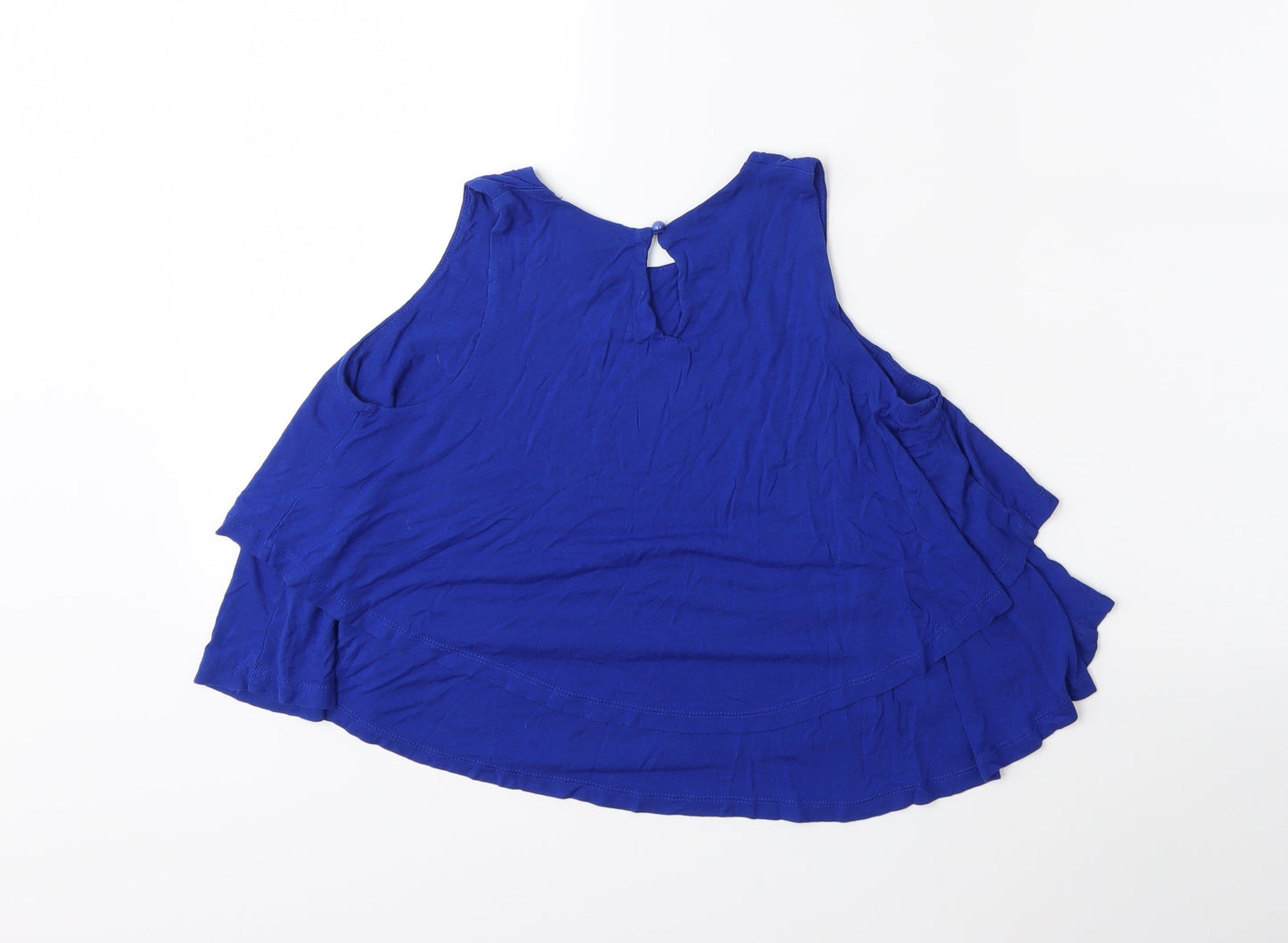 Womens UK Size 8 Select Blue Basic Tank