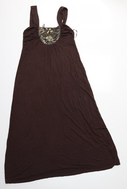 BHS Womens Brown   A-Line  Size 10