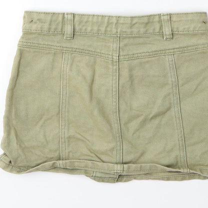 George Girls Green  Denim Mini Skirt Size 6-7 Years