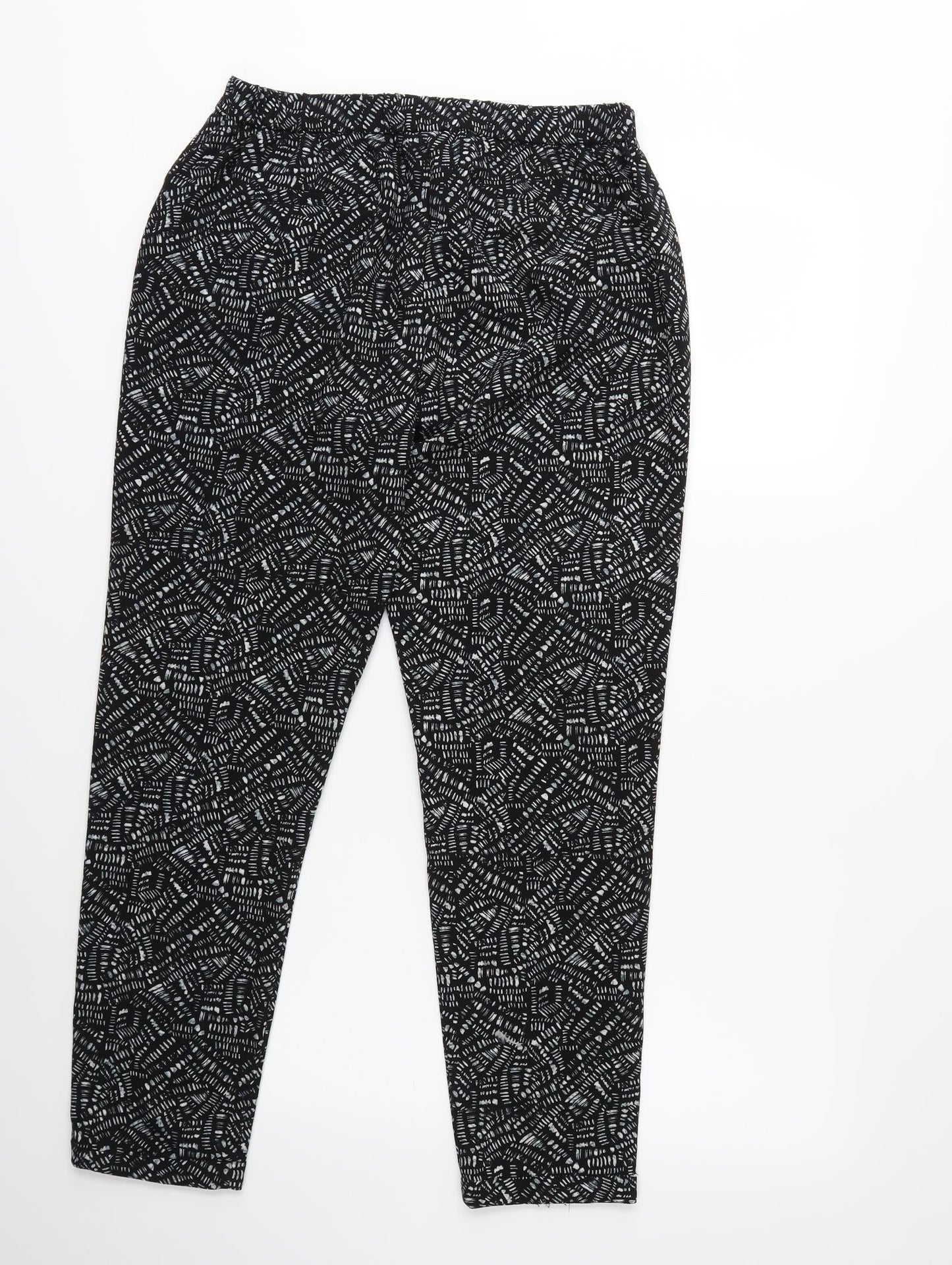 Womens UK Size 12 M&Co Regular Fit  Beige Trousers