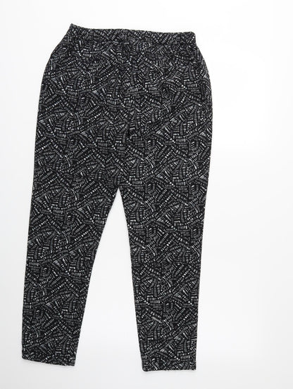 Womens UK Size 12 M&Co Regular Fit  Beige Trousers