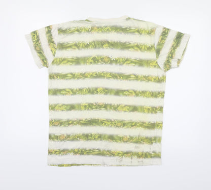 Womens UK Size S Twisted Soul Green Basic T-Shirt