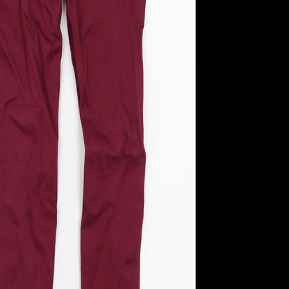 Denim & Co. Girls Purple  Denim Skinny Jeans Size 11-12 Years - Distressed