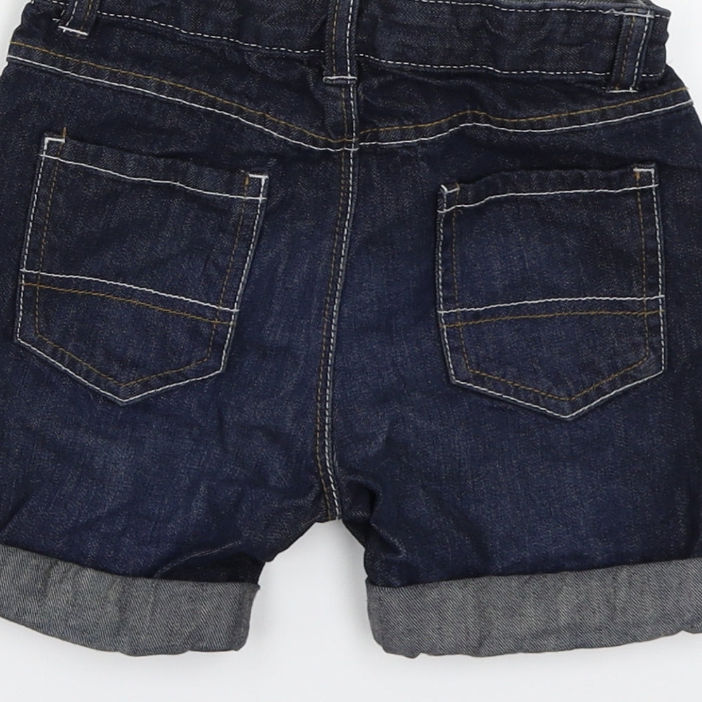 George Girls Black  Denim Mom Shorts Size 3-4 Years