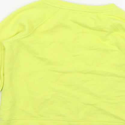 Preworn Girls Yellow   Pullover Sweatshirt Size S