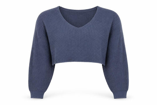 In the Style Womens Blue  Knit Pullover Jumper Size 10