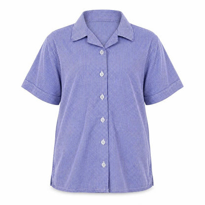 Banner Girls Black Check  Basic Button-Up Size 11-12 Years