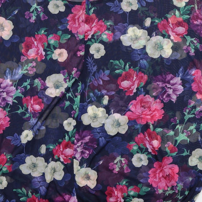 Womens UK Size 10 Atmosphere Blue Basic Blouse