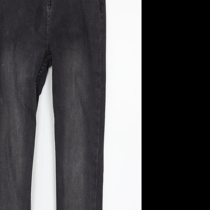 Denim & Co. Girls Black  Denim Skinny Jeans Size 11-12 Years