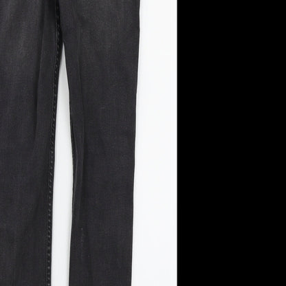 Denim & Co. Girls Black  Denim Skinny Jeans Size 11-12 Years