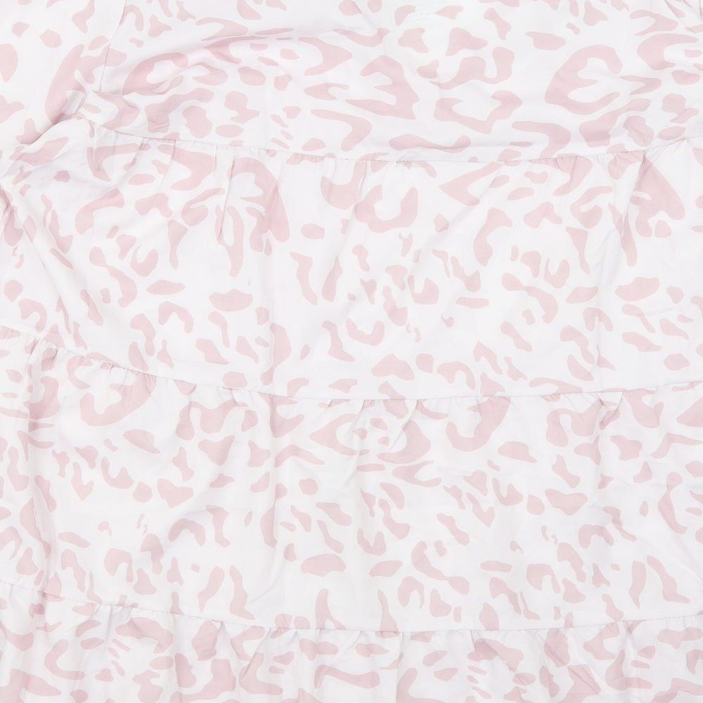 Womens UK Size XL BM Pink Basic Blouse