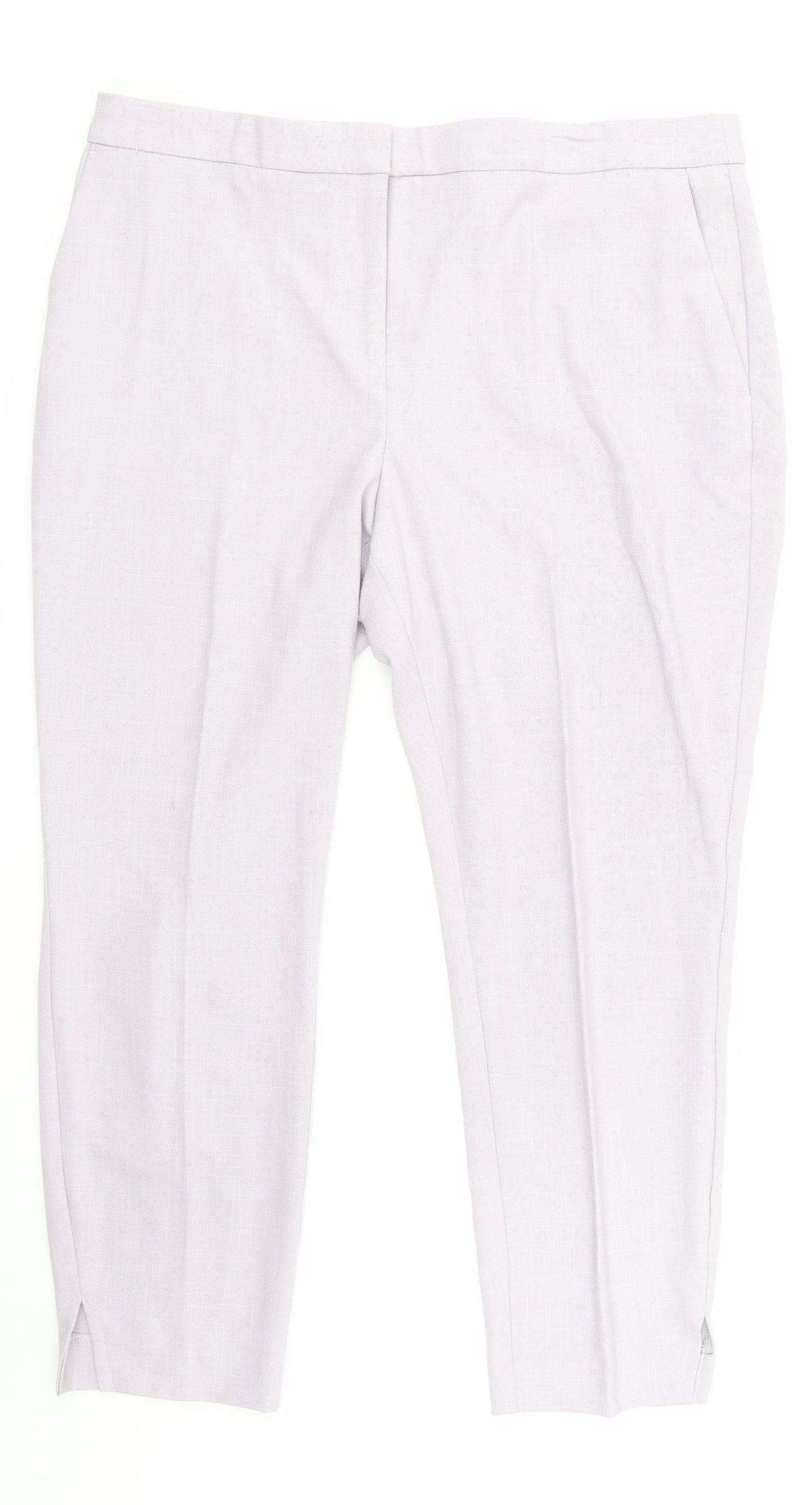 Womens UK Size 14 NEXT Regular Fit Sweatpants Purple Trousers