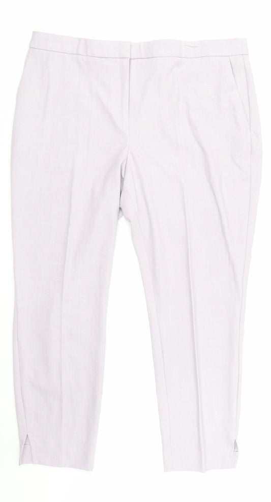 Womens UK Size 14 NEXT Regular Fit Sweatpants Purple Trousers