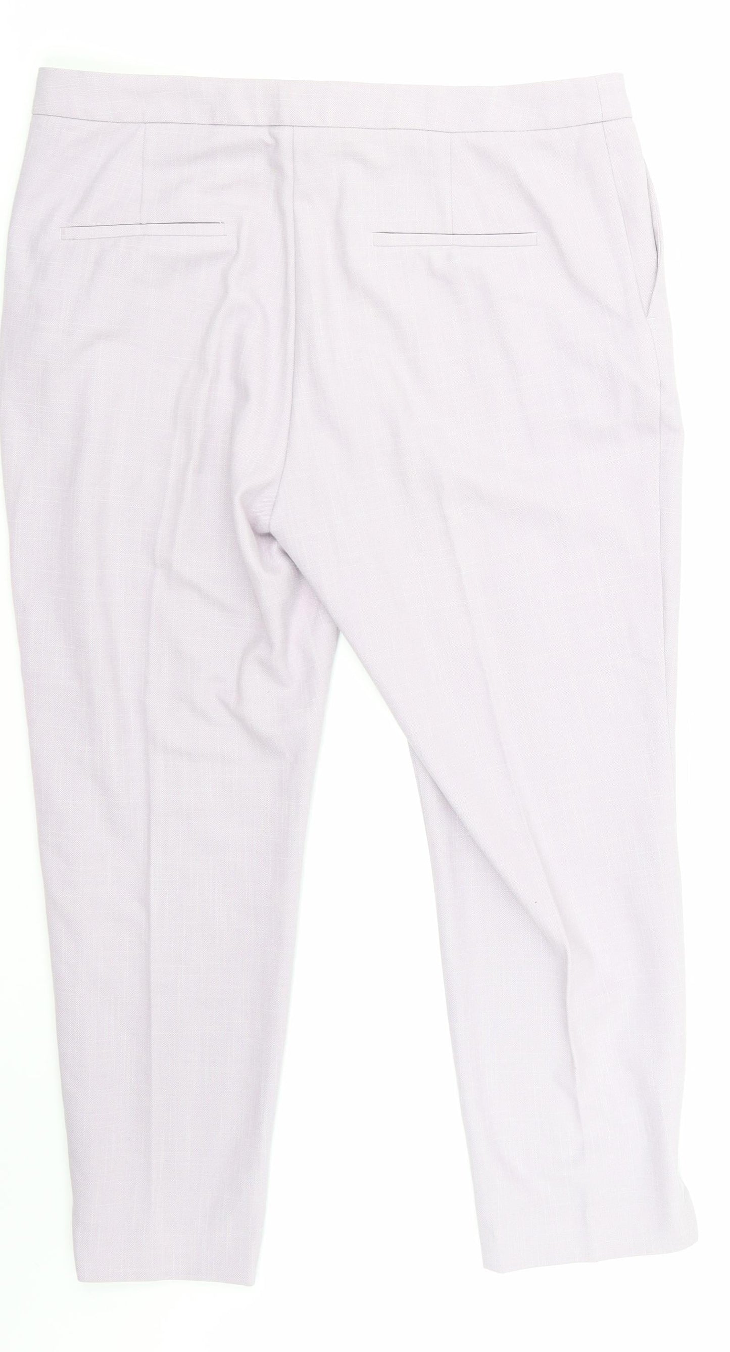 Womens UK Size 14 NEXT Regular Fit Sweatpants Purple Trousers