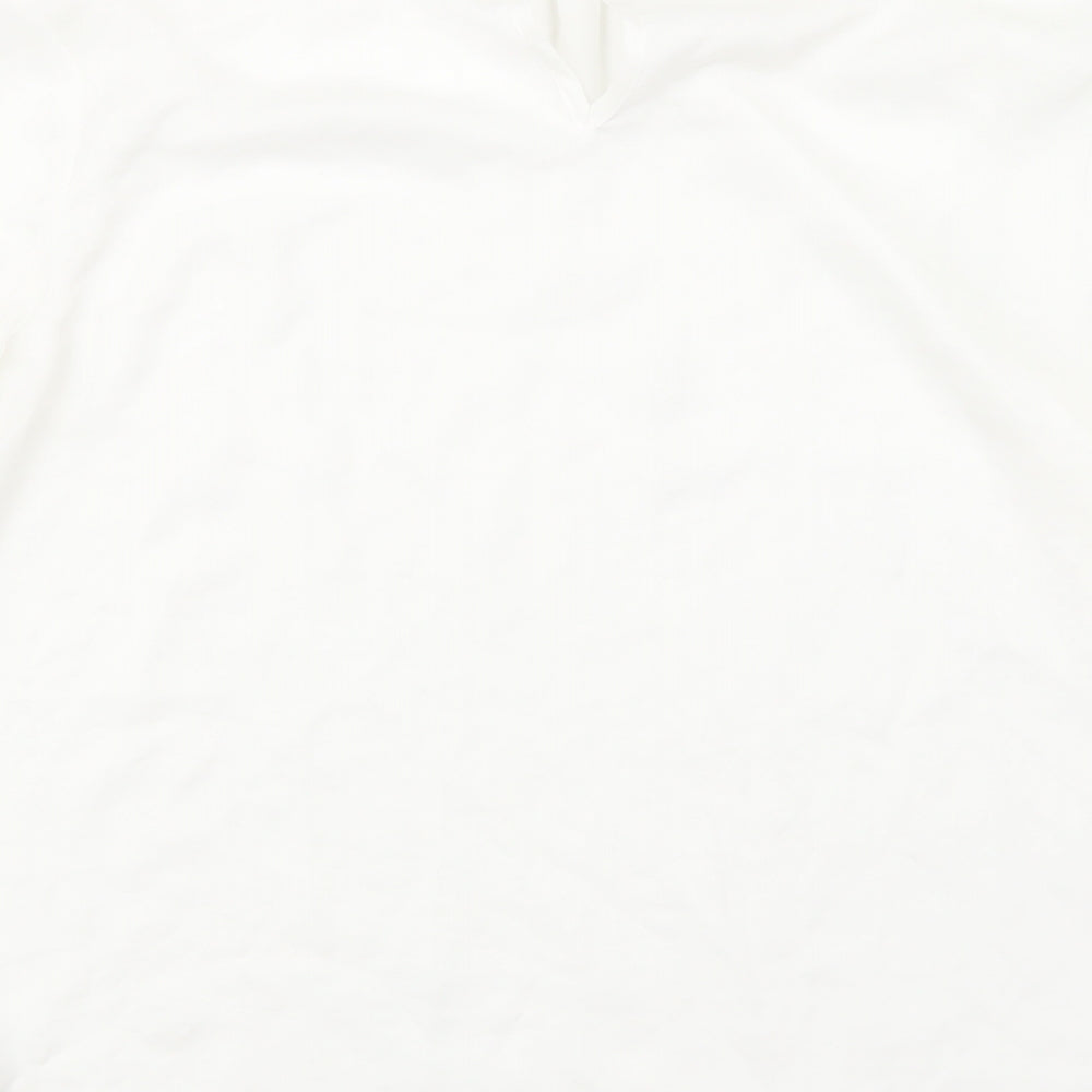 Dunnes Womens Ivory   Basic T-Shirt Size 8